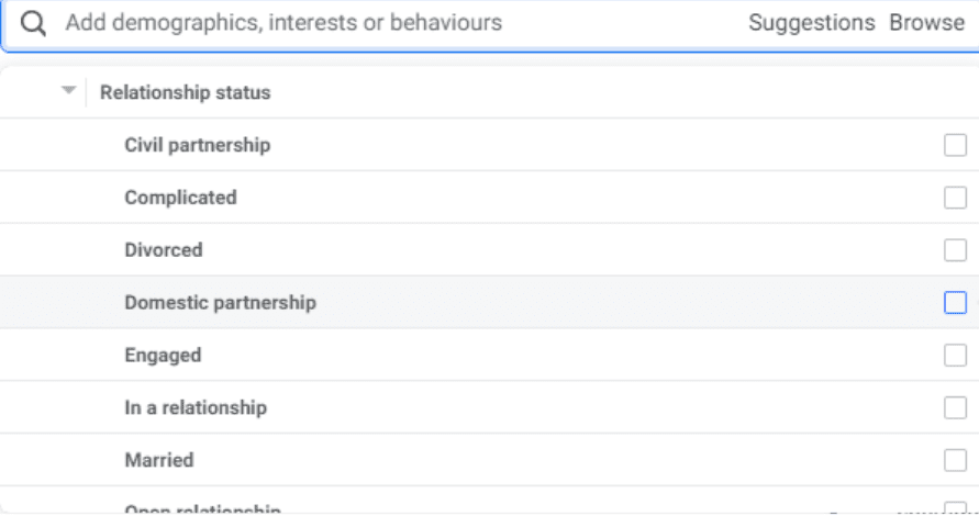 Detailed targeting