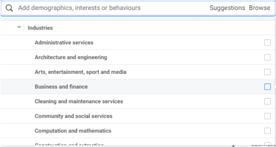 Detailed targeting