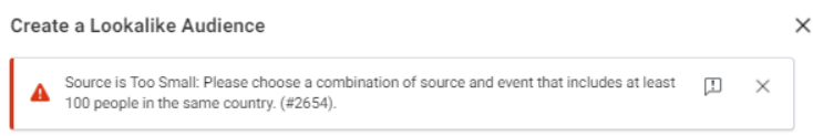 Similar audiences on Facebook