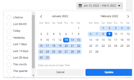 Billing on Facebook