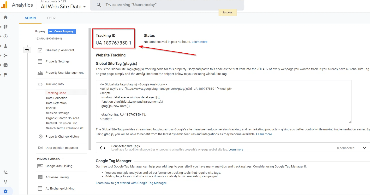 Add Google Analytics to your site