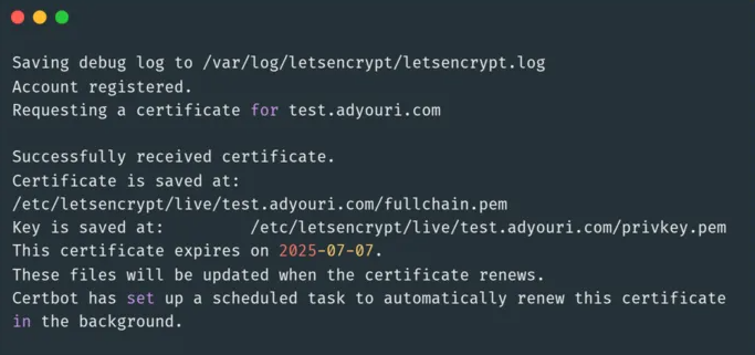 Add ssl for free