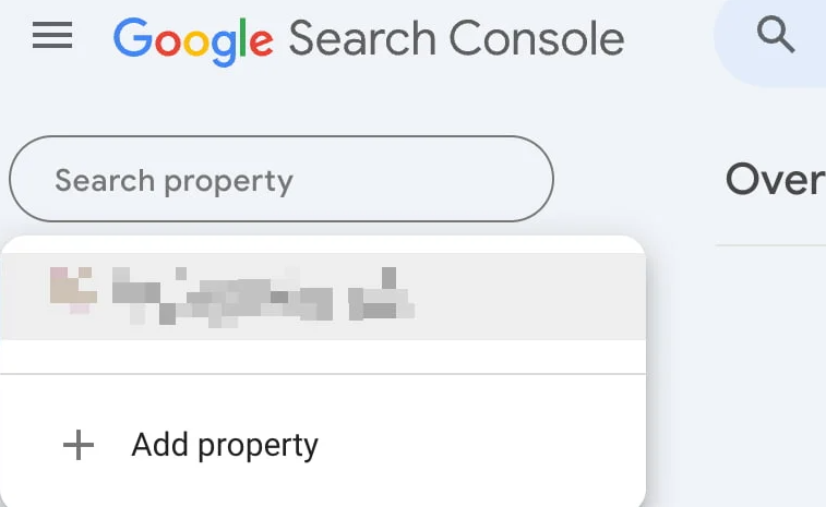Add your webmaster site with Google Search Console