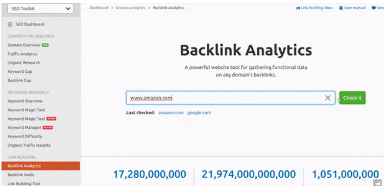Create an external backlink