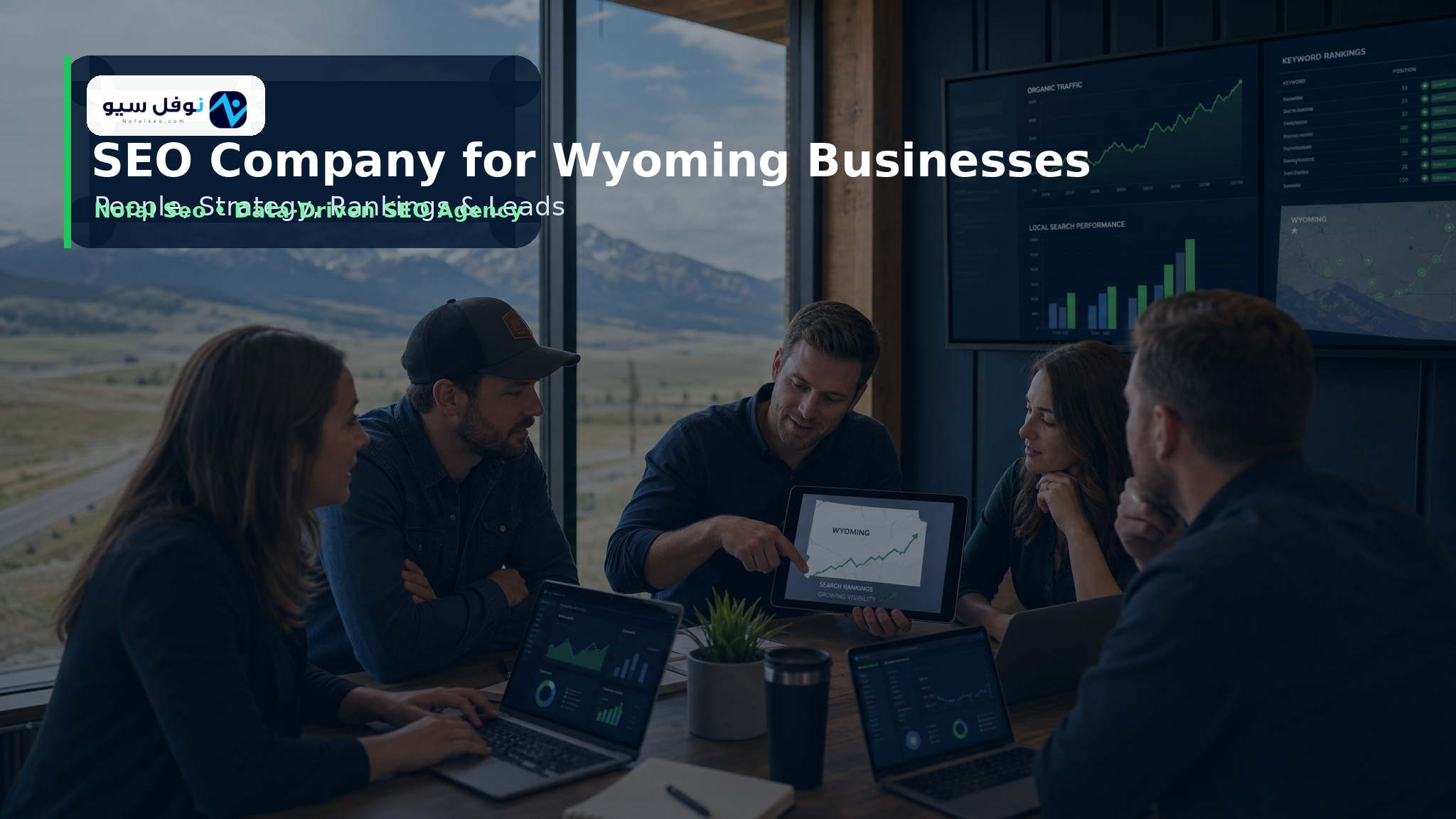 SEO company Wyoming team planning local search growth with Nofal Seo